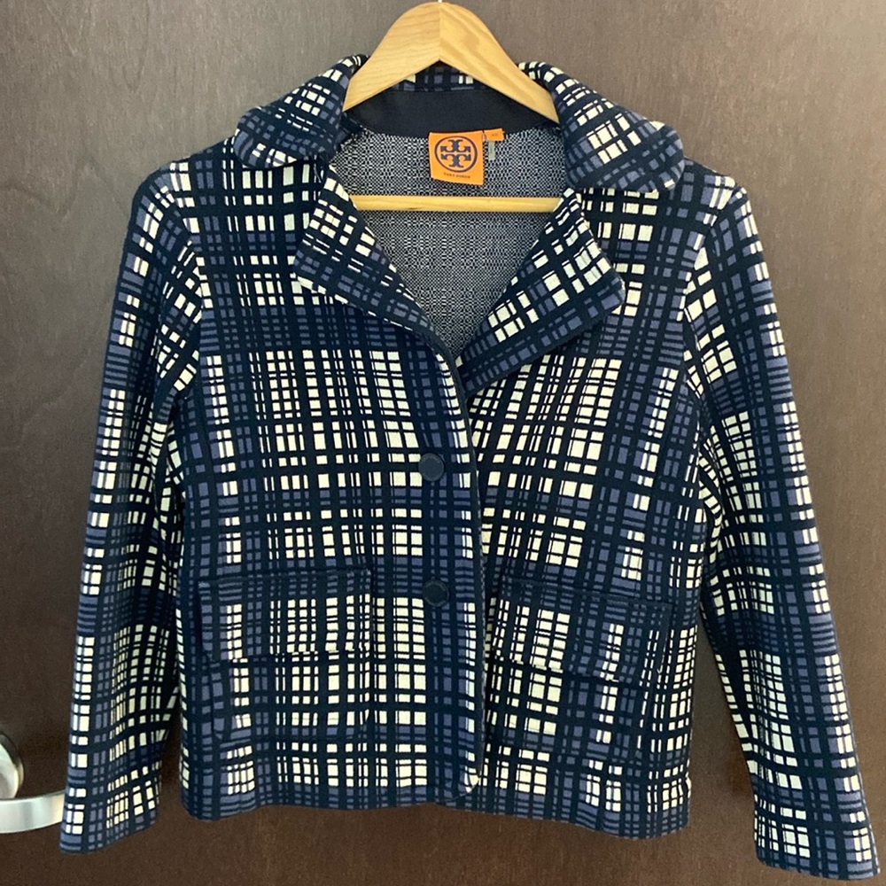 Tory Burch Cotton Knit Blazer